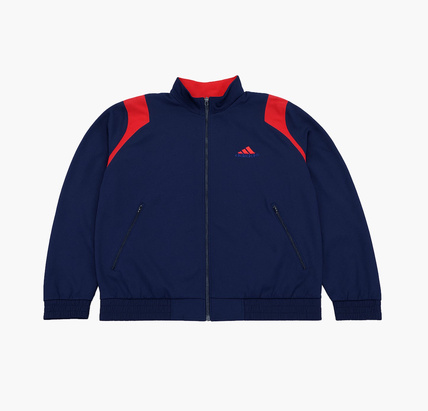 Adidas Vintage Nylon Track Jacket Gesticktes Logo (L)