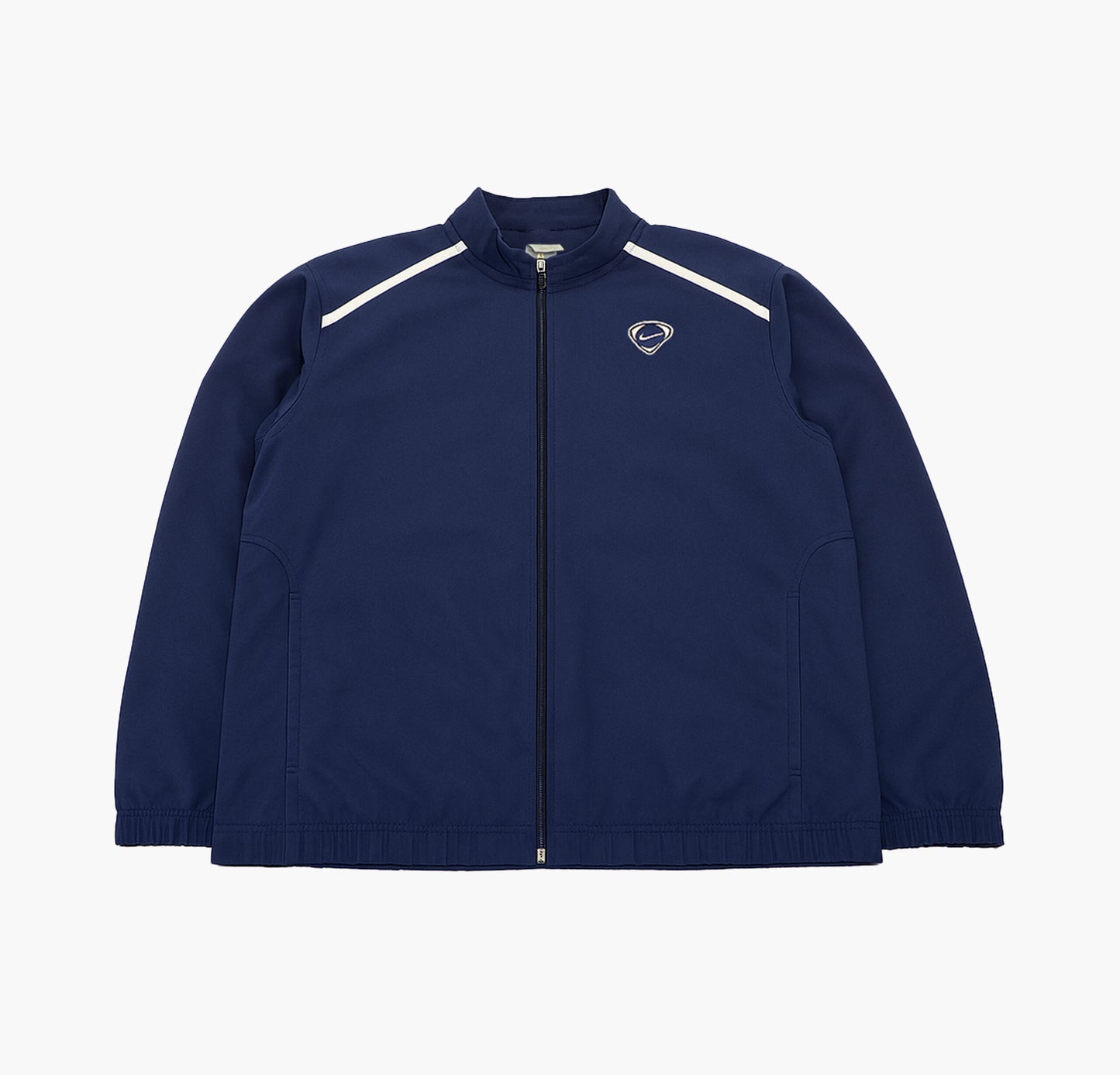 Nike Vintage Nylon Track Jacket Gesticktes Logo (L)