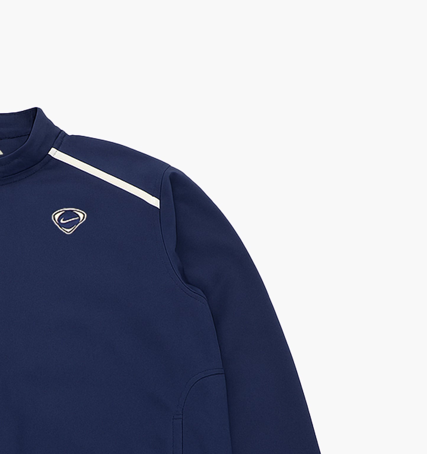 Nike Vintage Nylon Track Jacket Gesticktes Logo (L)