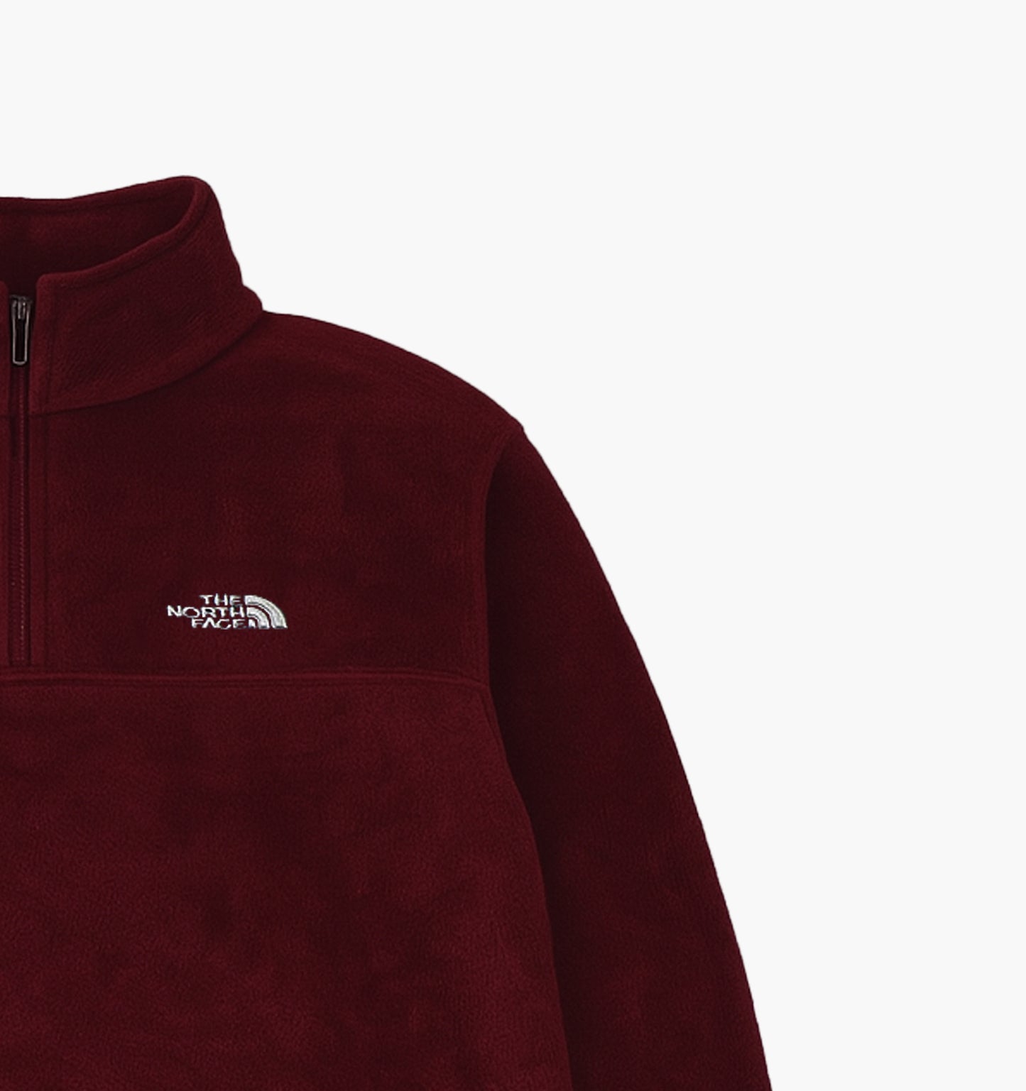 The North Face Quarter Zipp Sweat Shirt Stitched Logo (L)