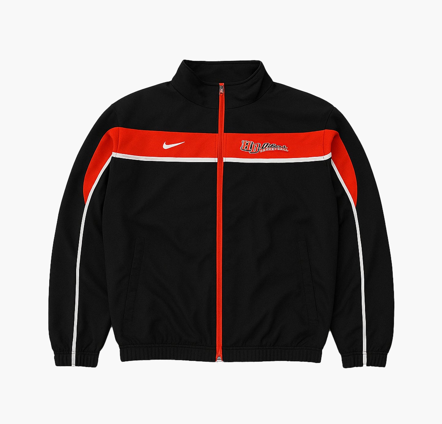 Nike Nylon Track Jacket Stitched Logo (L) 49