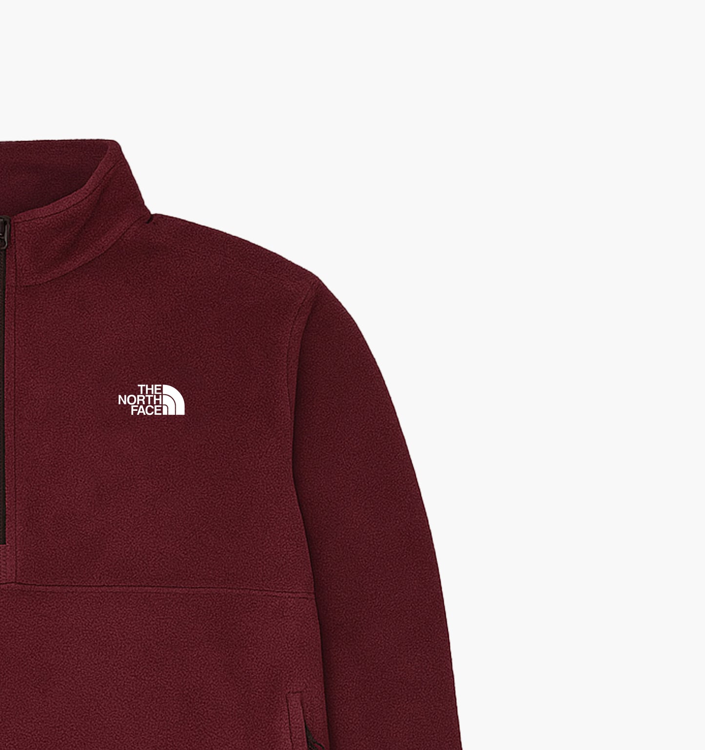The North Face Quarter Zipp Fleece Sweat Shirt Stitched Logo (Men's XL) 37