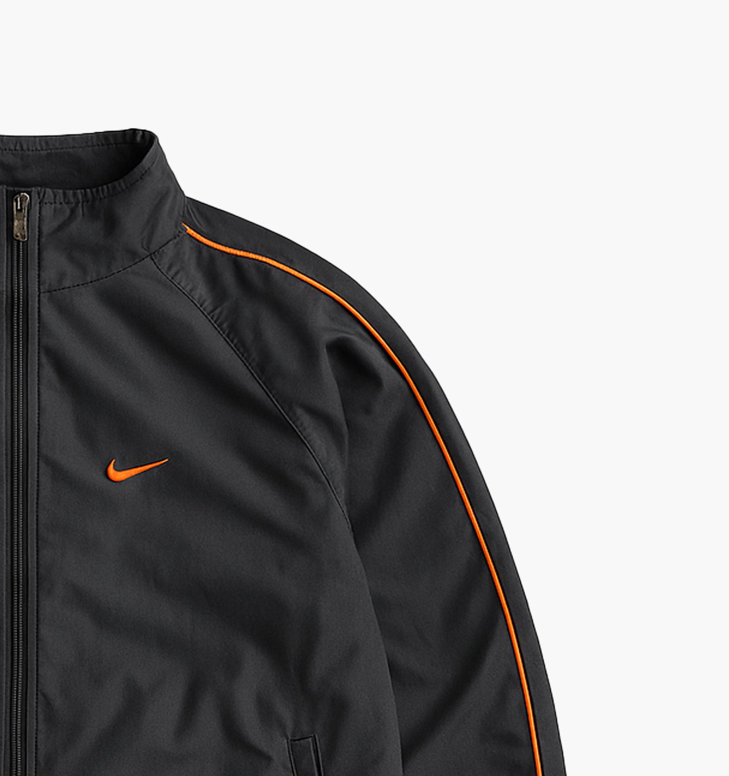 Nike Nylon Track Jacket Stitched Logo (M) #49