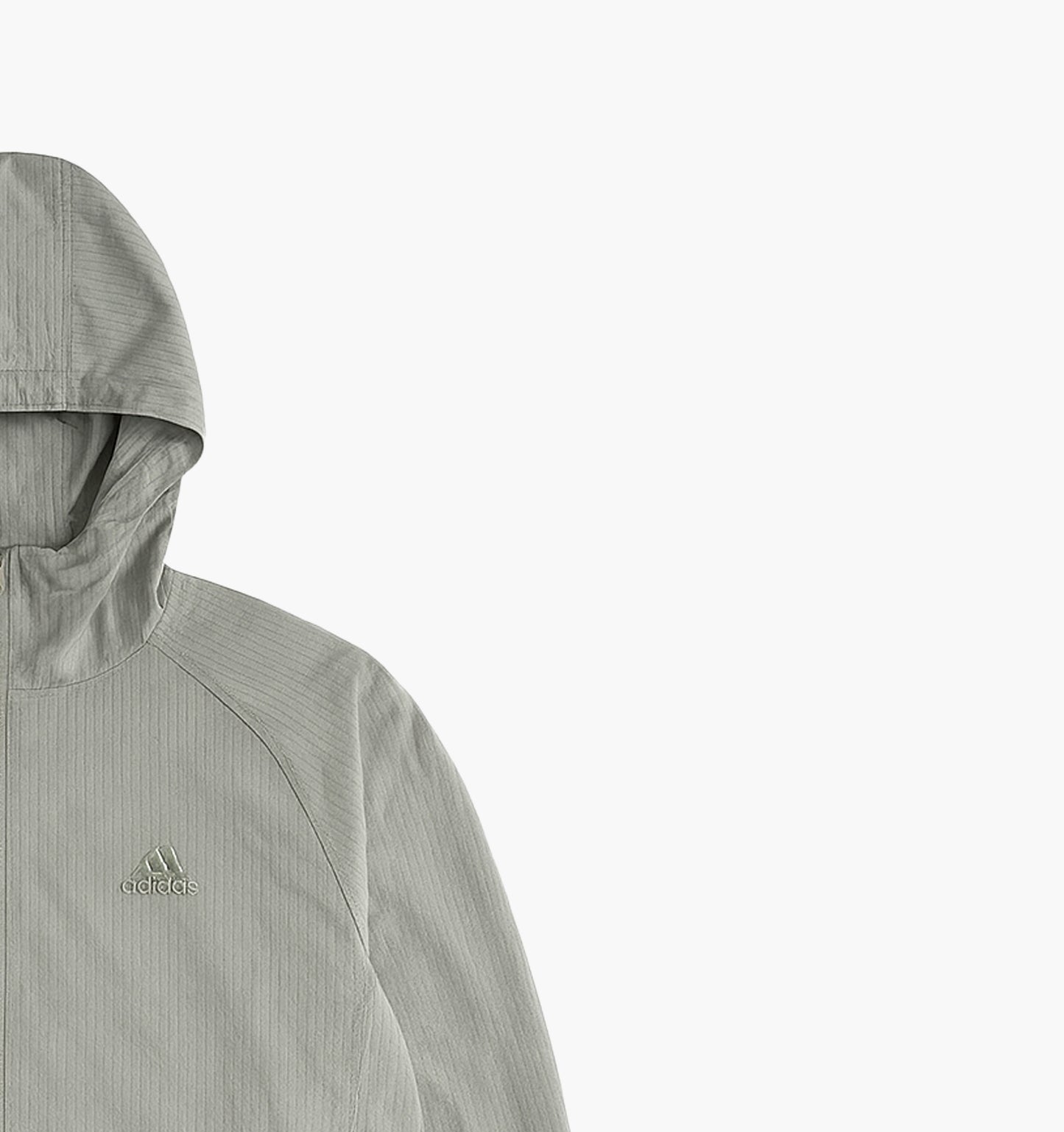 Adidas Nylon Windbreaker Stitched Logo (L)