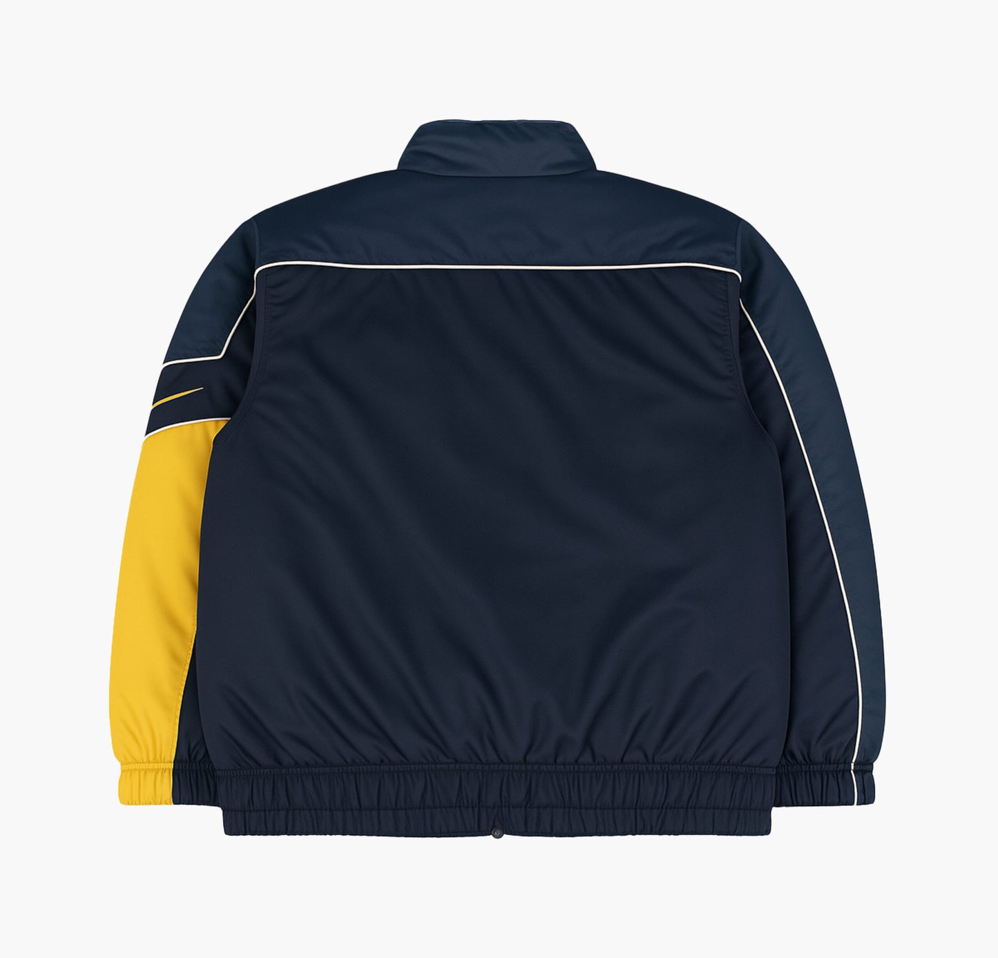 Nike Vintage Nylon Winter Jacket Gesticktes Logo Fleece Gefüttert (M)