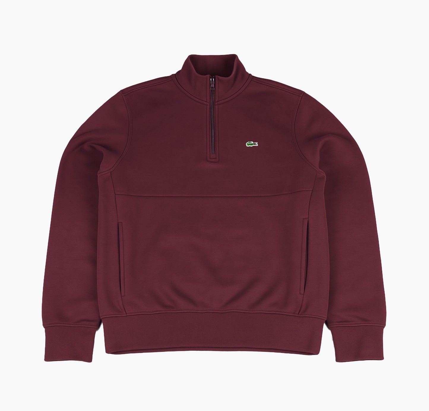 Lacoste Quarter Zip Sweat Shirt (S)