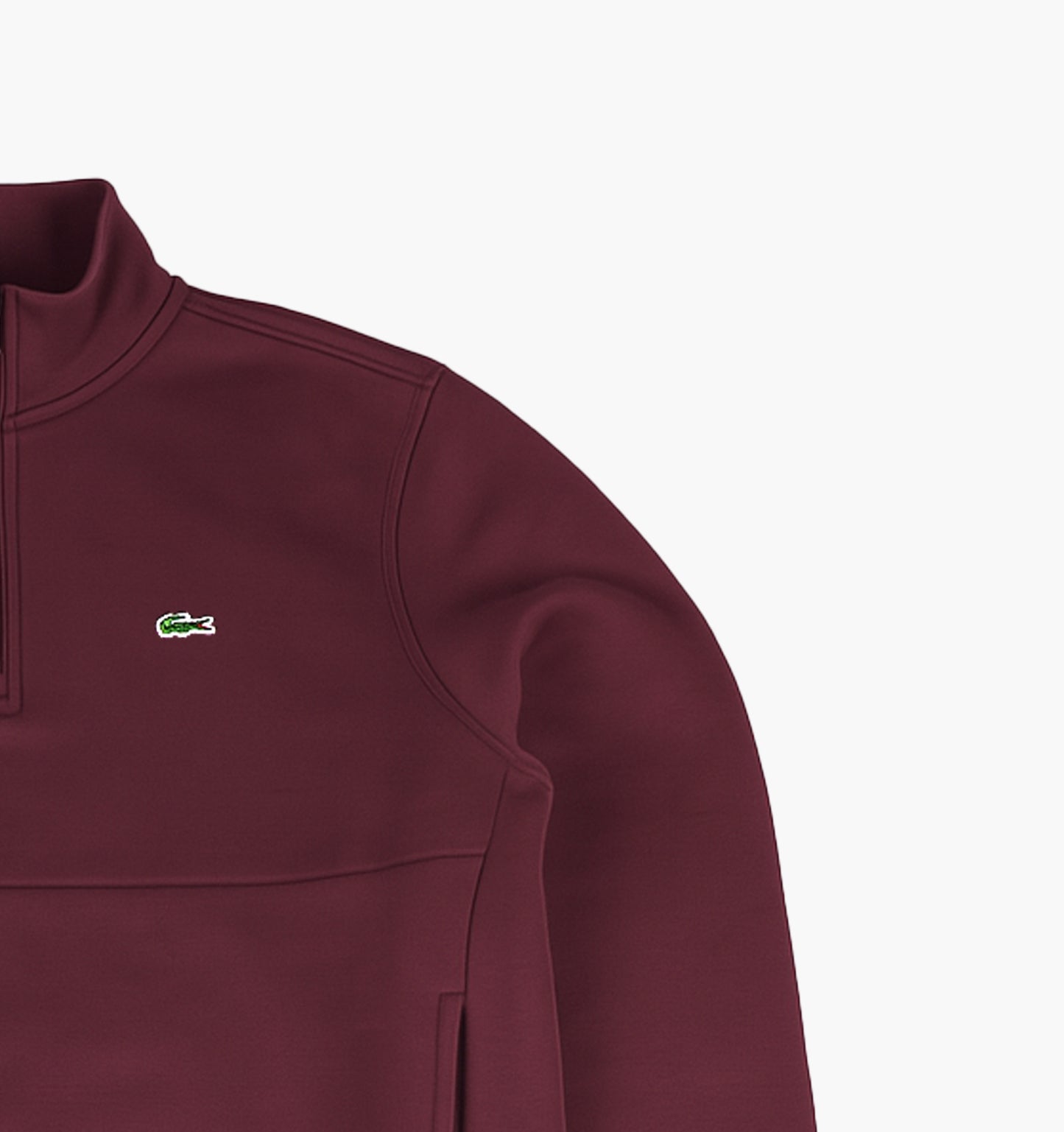 Lacoste Quarter Zip Sweat Shirt (S)