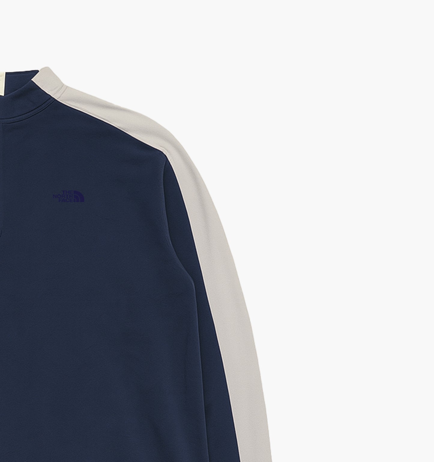 The North Face Quarter Zip Sweat Shirt Gesticktes Logo (XXL)