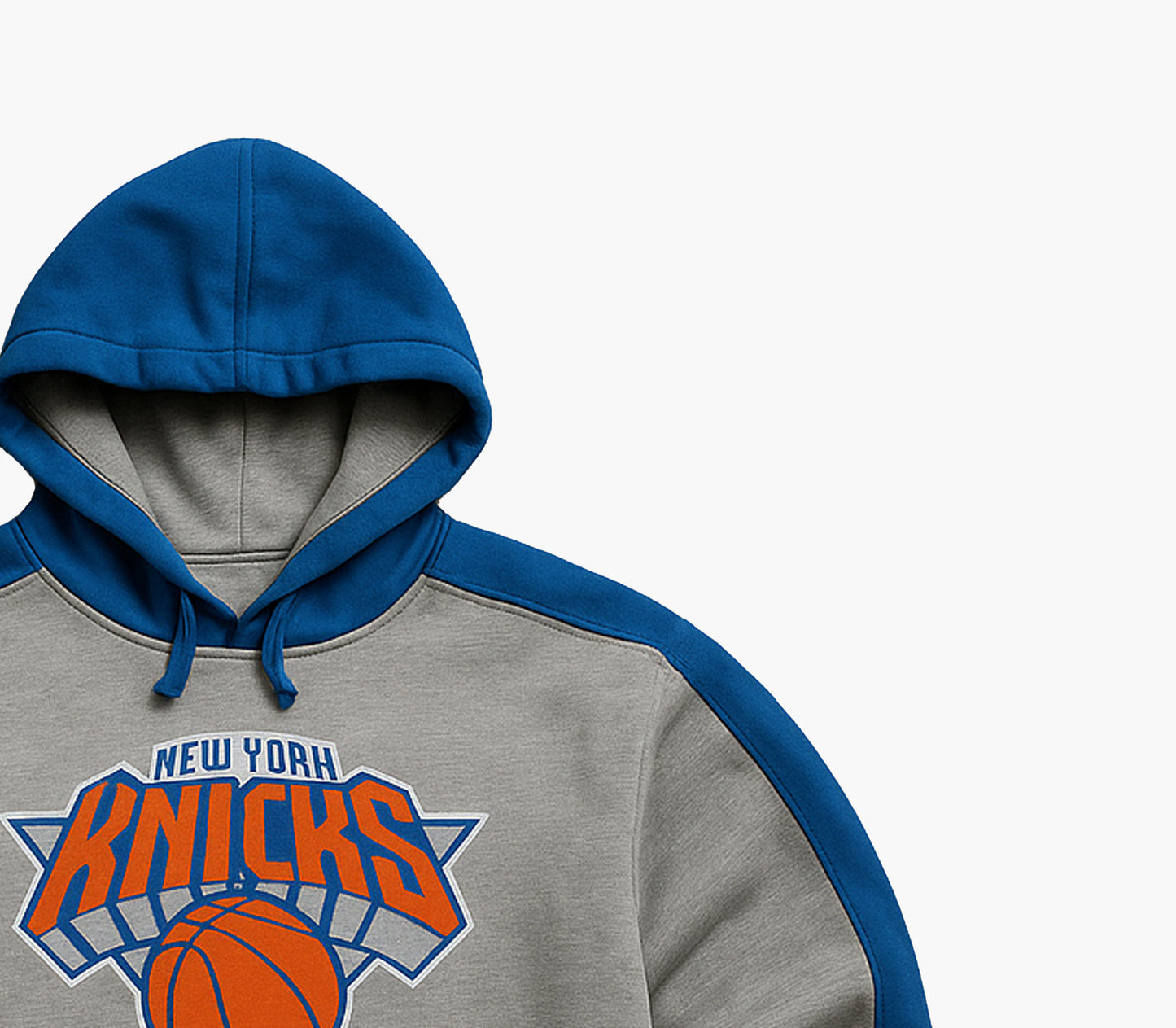 NBA New York Knicks Hoodie Grey / Blue (M)