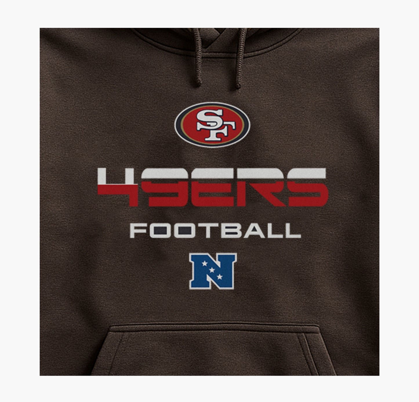 NFL San Francisco 49ers Hoodie Black / Grey (L)