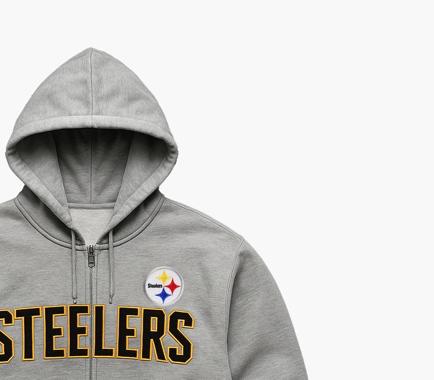NFL Pittsburgh Steelers Jacket Grey (L)