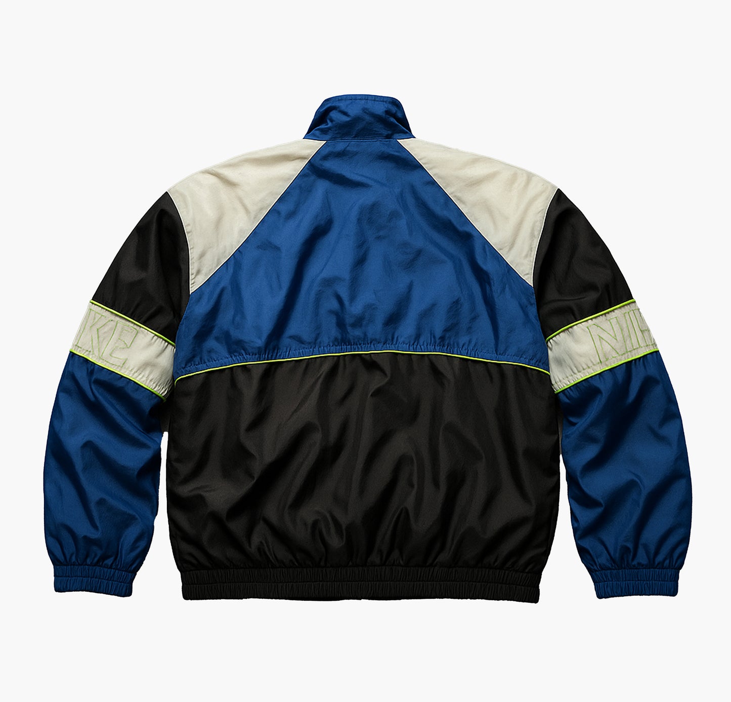 Nike Vintage 90s Track Jacket Black & Blue (L)