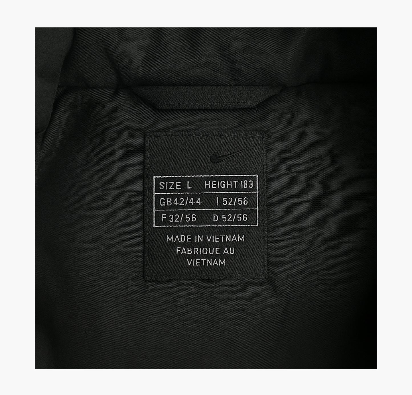 Nike Men’s Down Jacket 2000’s Black (L)