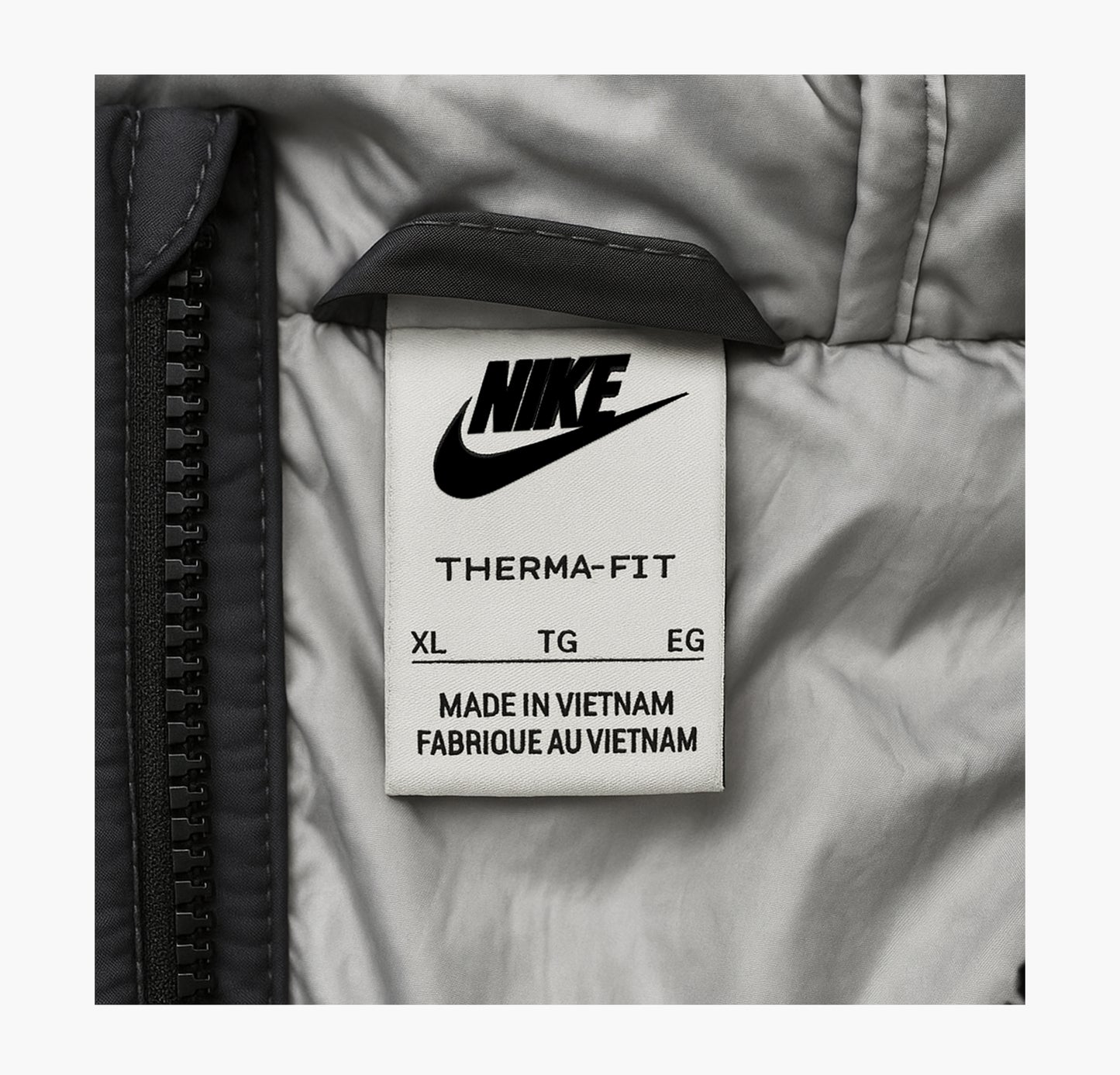 Nike Vintage Fleece Jacket Grey (XL)