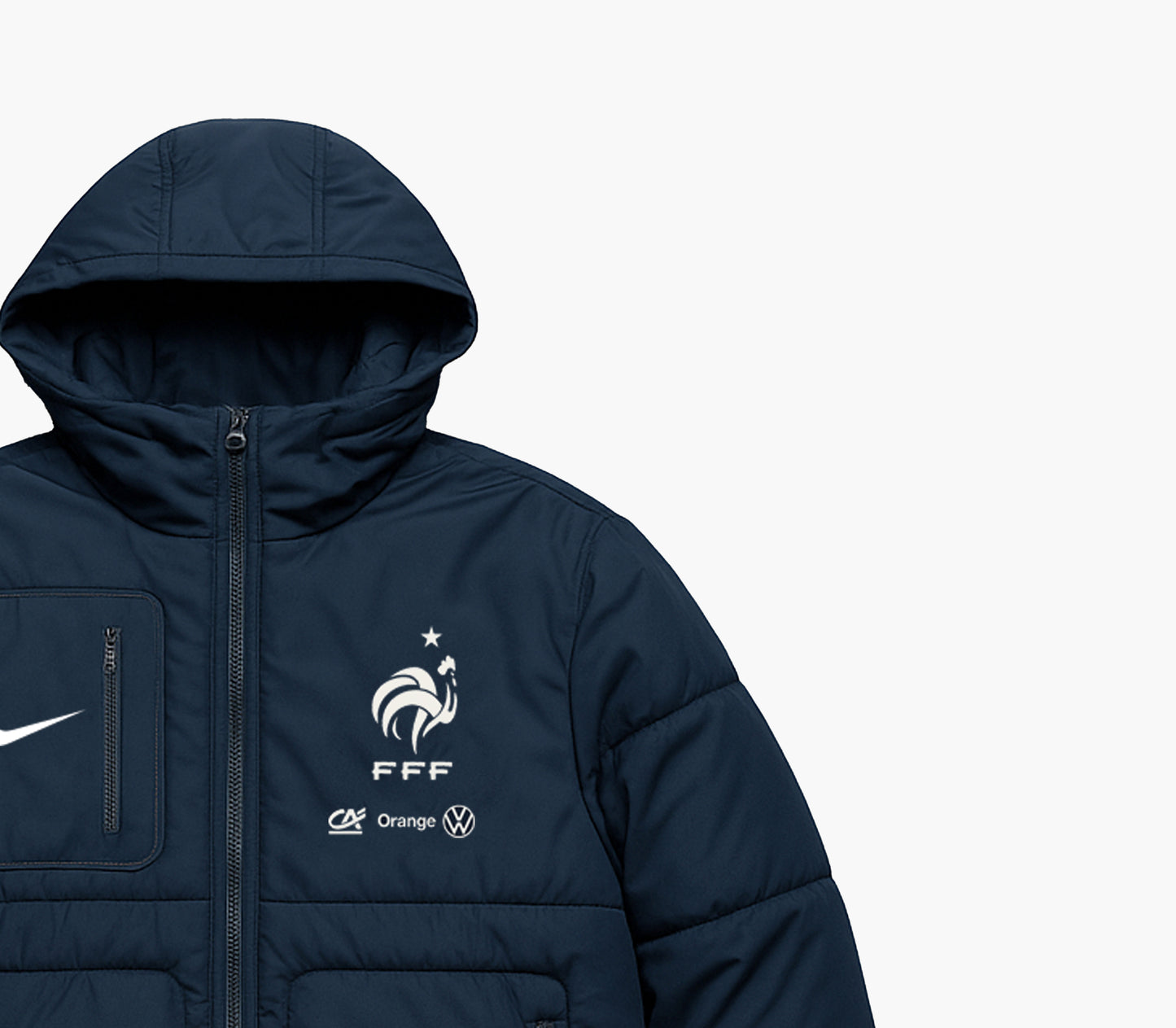 Nike France Team Parka Navy Blue (XL)