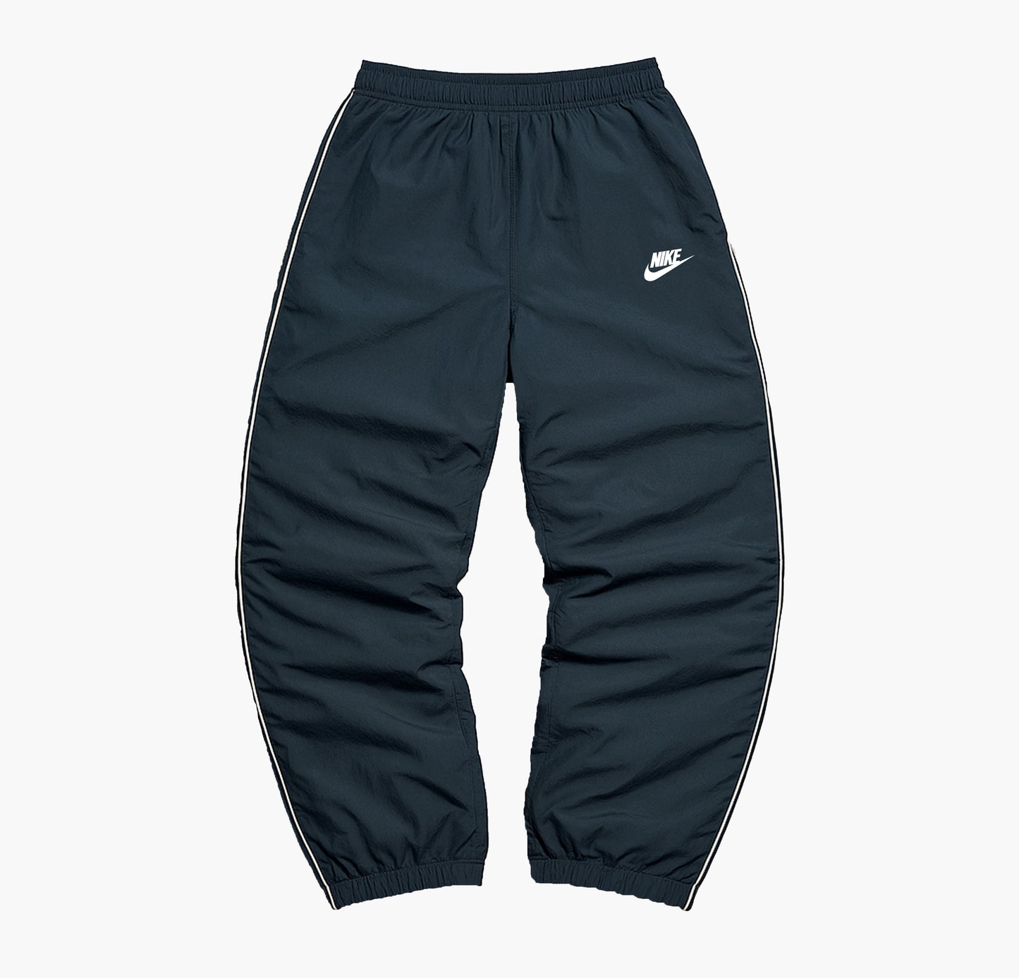 Nike Vintage Black & White Baggy Open-Leg Tracksuit (S)