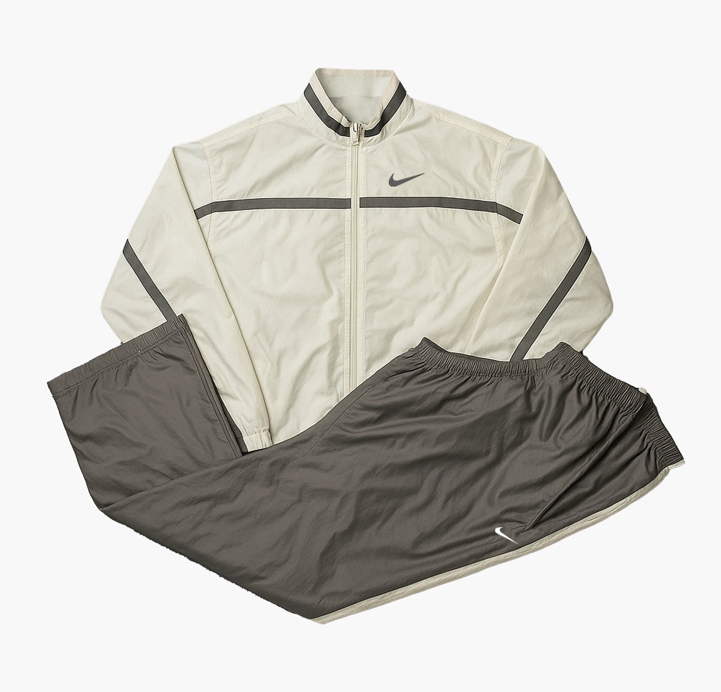 Nike Vintage Grey & White Tracksuit (M)