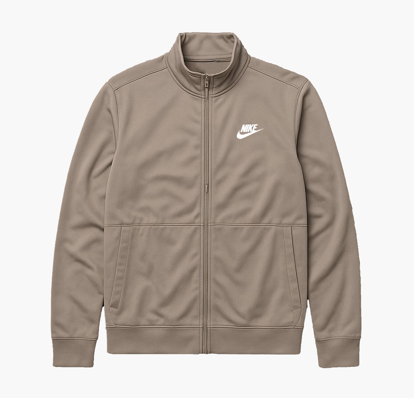 Nike Beige Tracksuit Hoodie & Jogger Set (L)