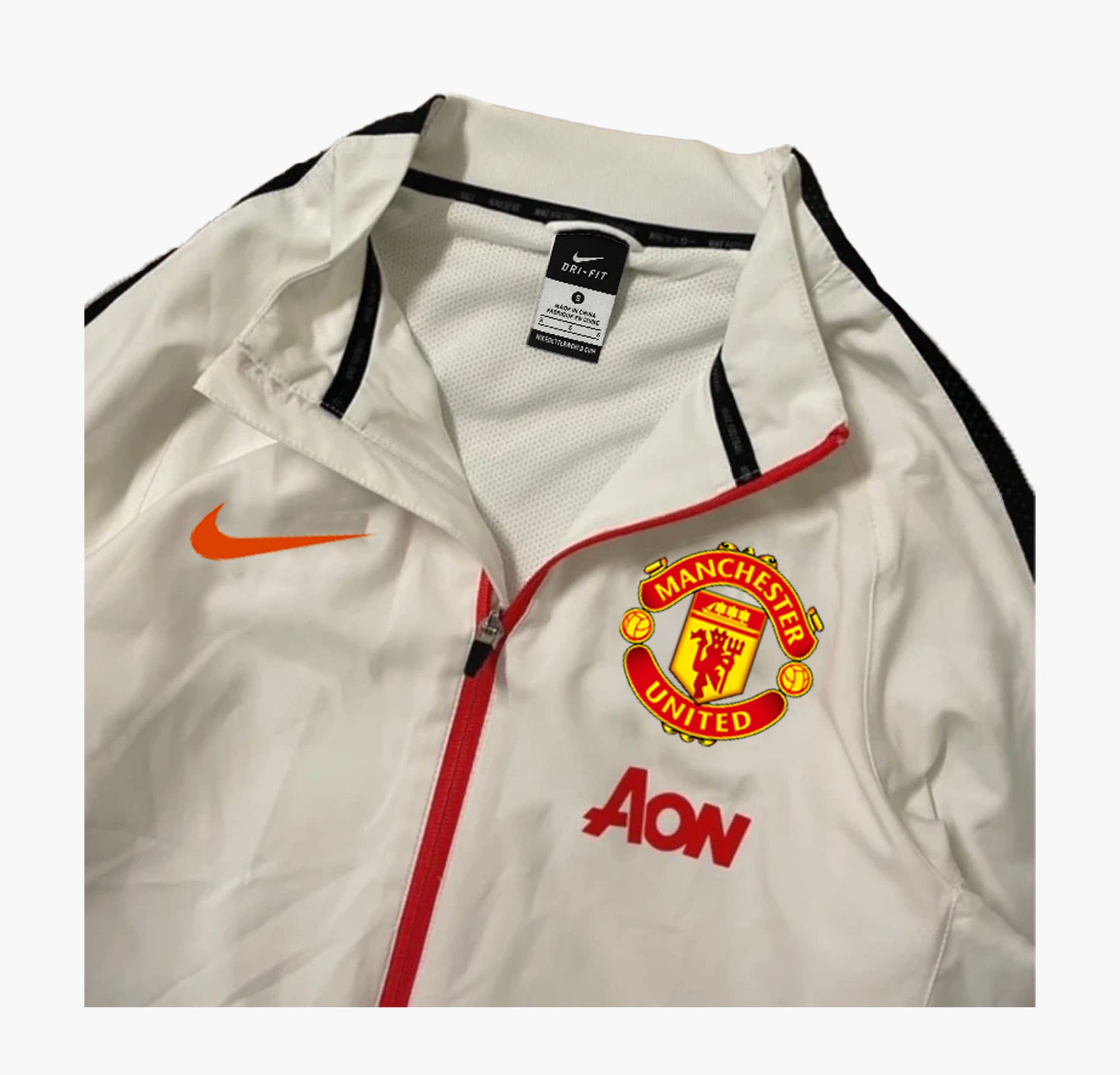 Nike Manchester United Vintage Black & White Tracksuit (S)