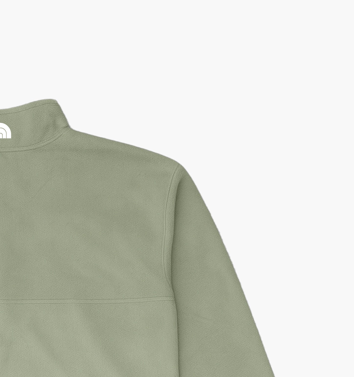 The North Face Quarter Zip Fleece Sweatshirt Embroidered Logo