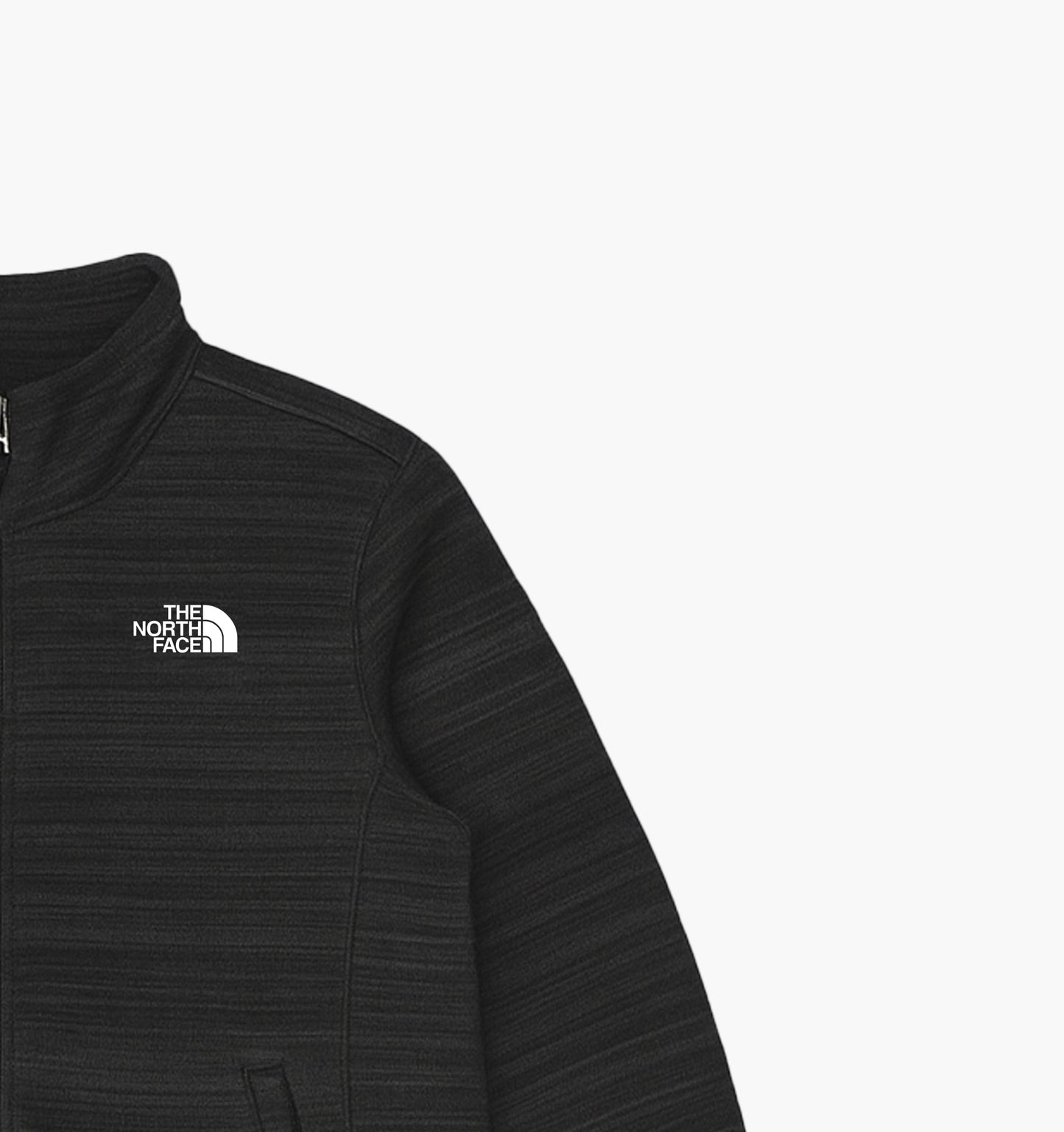 The North Face Quarter Zip Fleece Sweatshirt Embroidered Logo