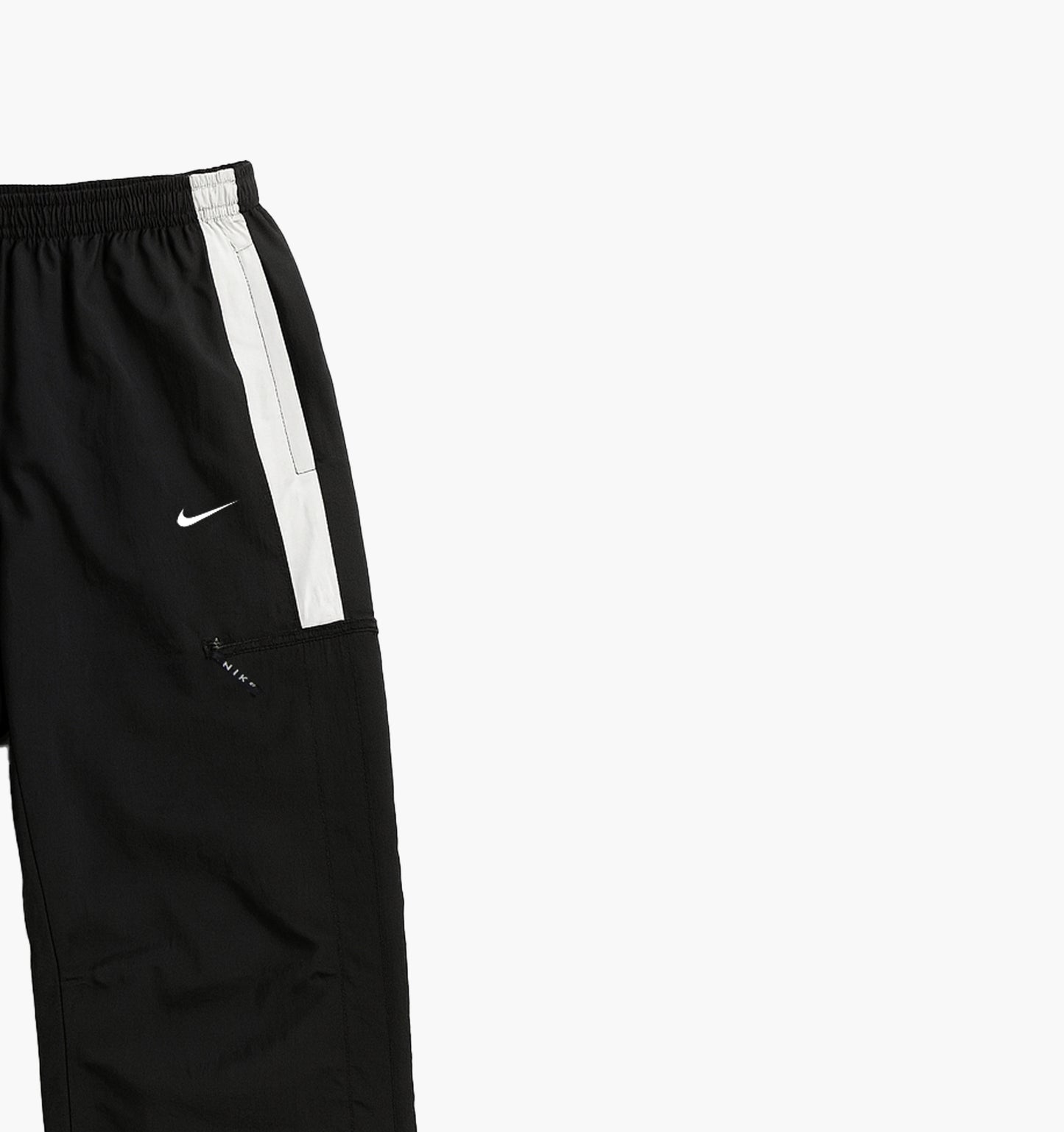 Nike Nylon Track Pants Embroidered Logo (S)