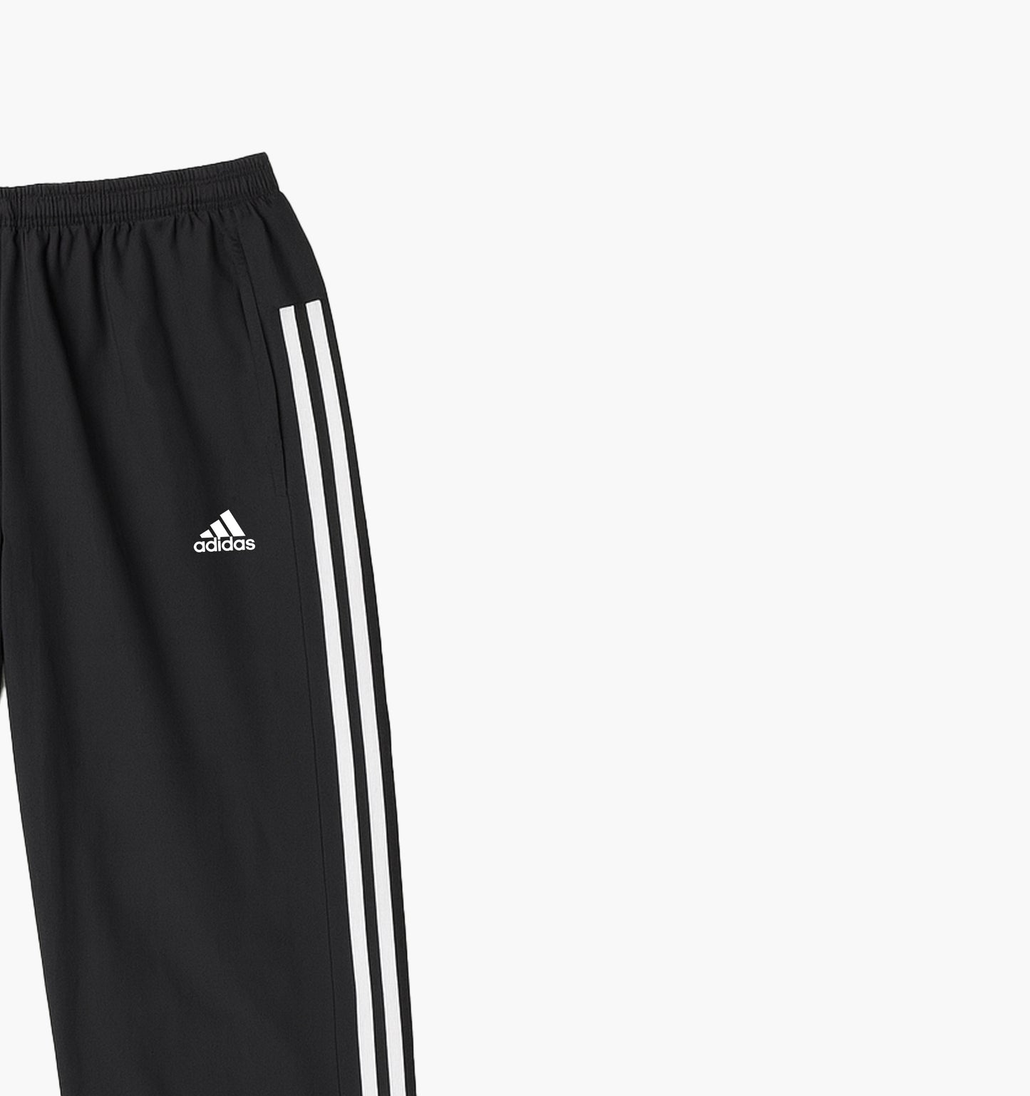 Adidas Nylon Track Pants Embroidered Logo (M)