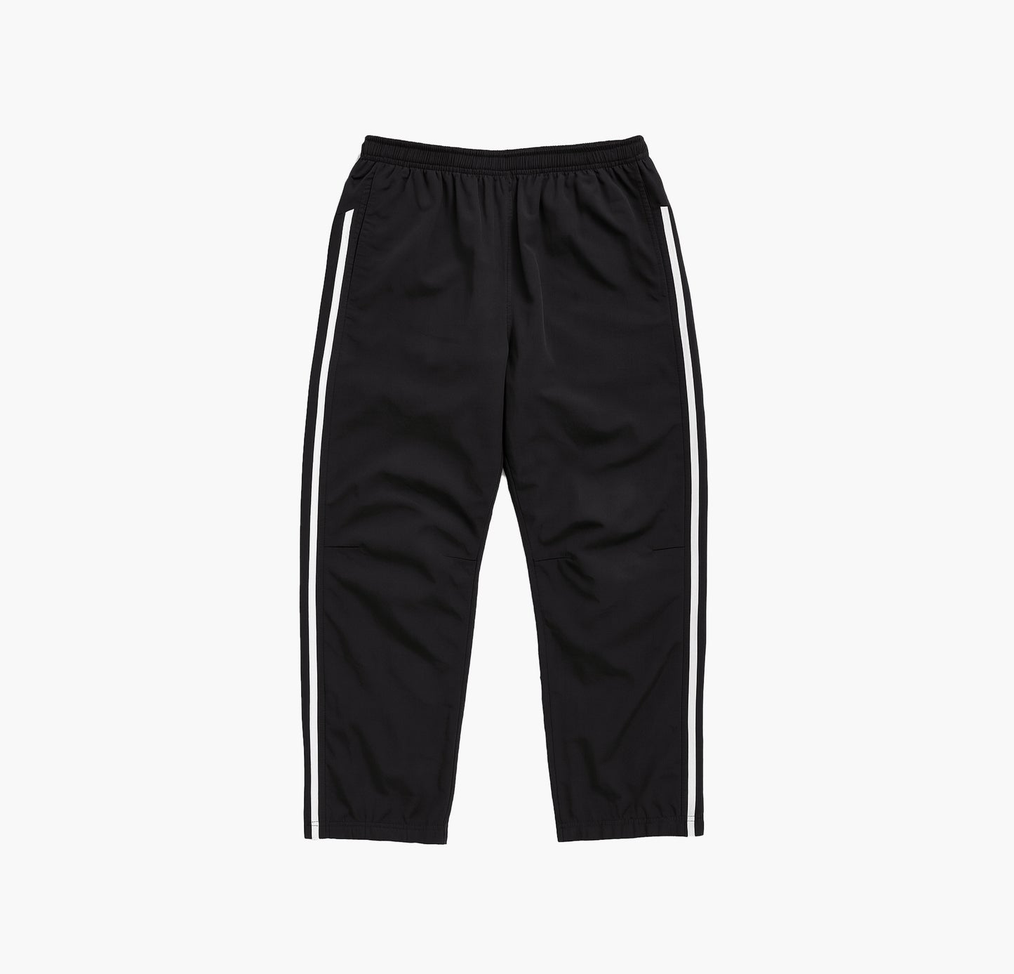 Adidas Nylon Track Pants Embroidered Logo (M)