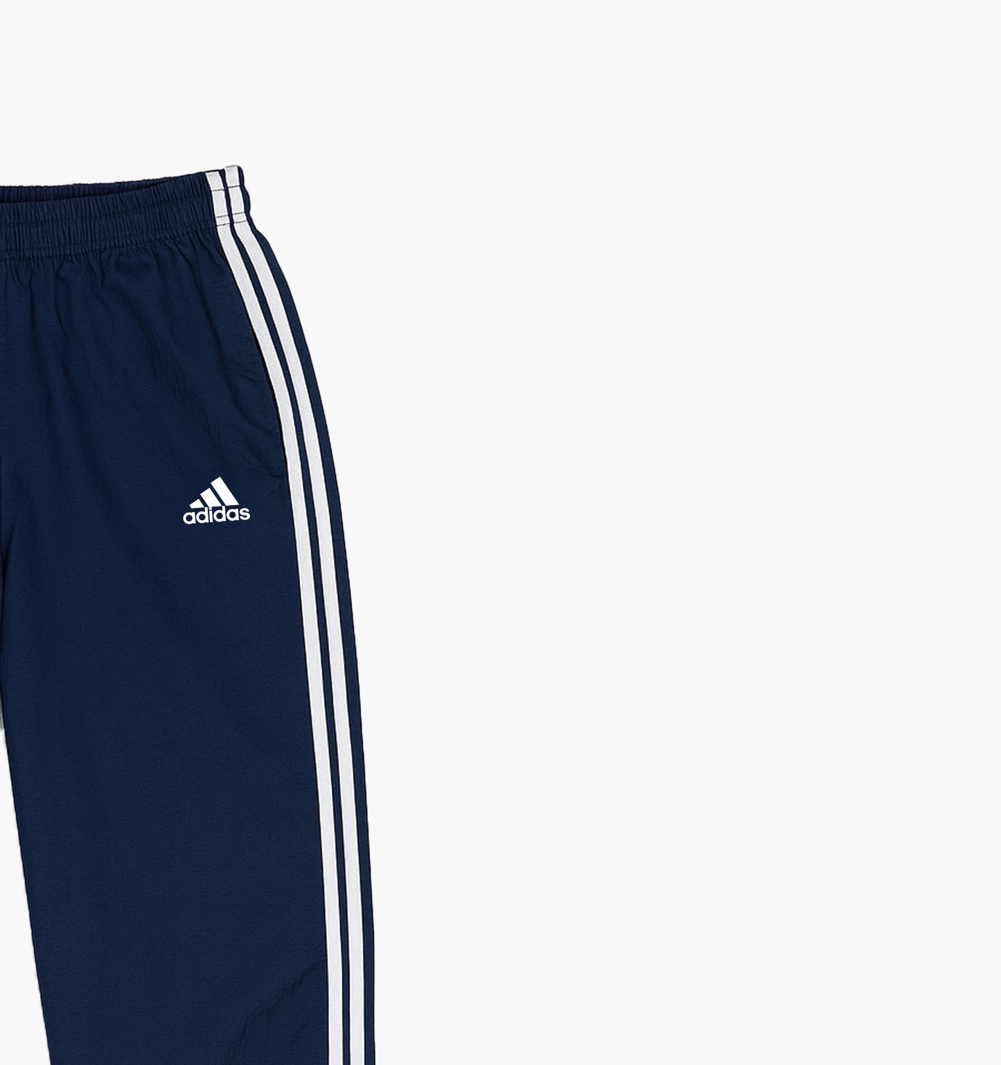 Adidas Nylon Track Pants Embroidered Logo (XL)