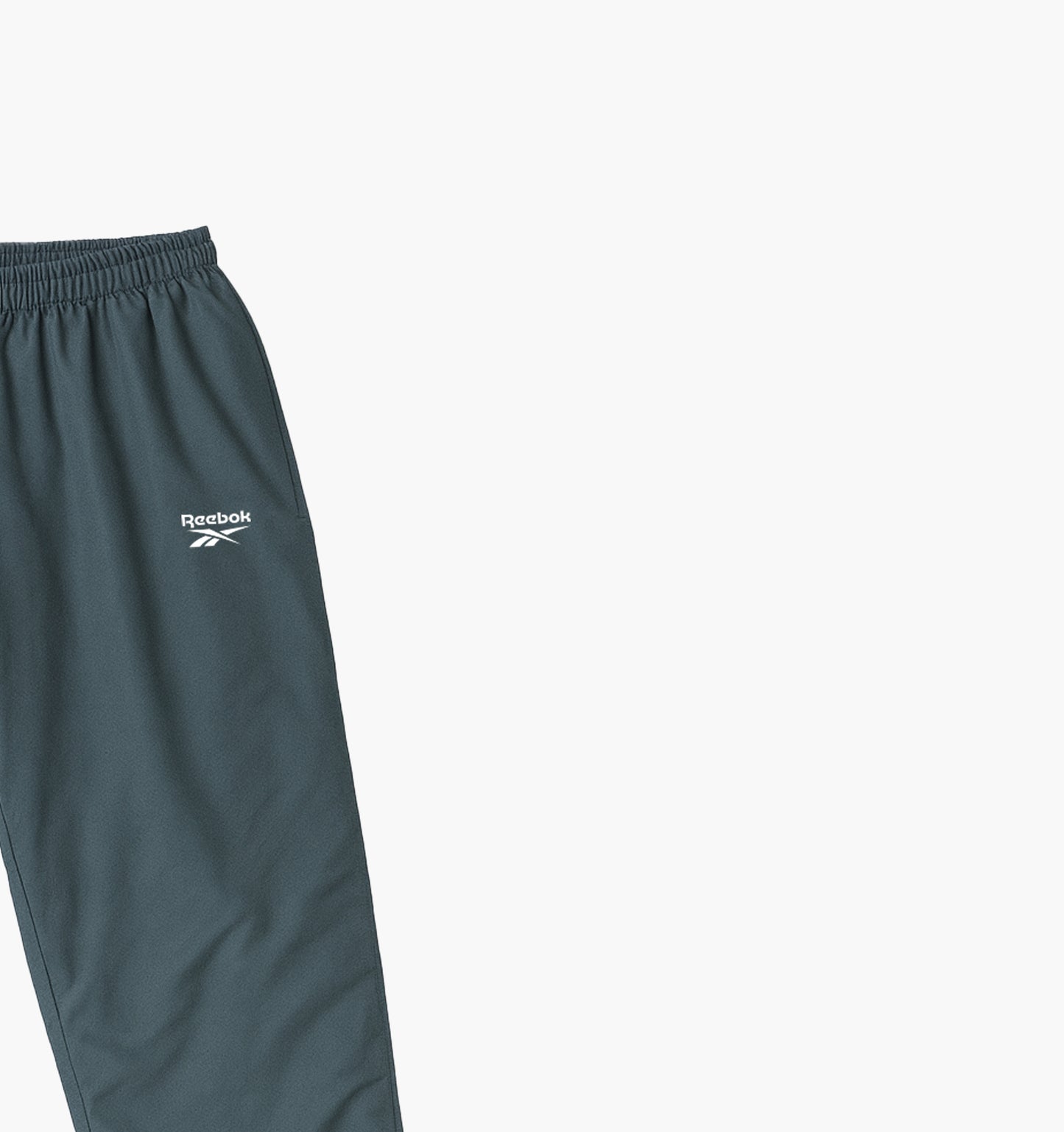 Reebok Nylon Track Pants Embroidered Logo (S)