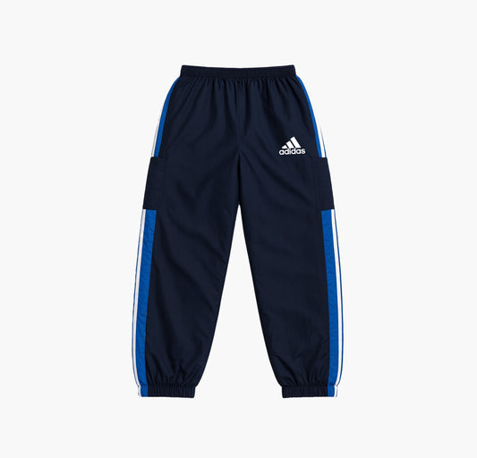 Adidas Nylon Track Pants Embroidered Logo (L)