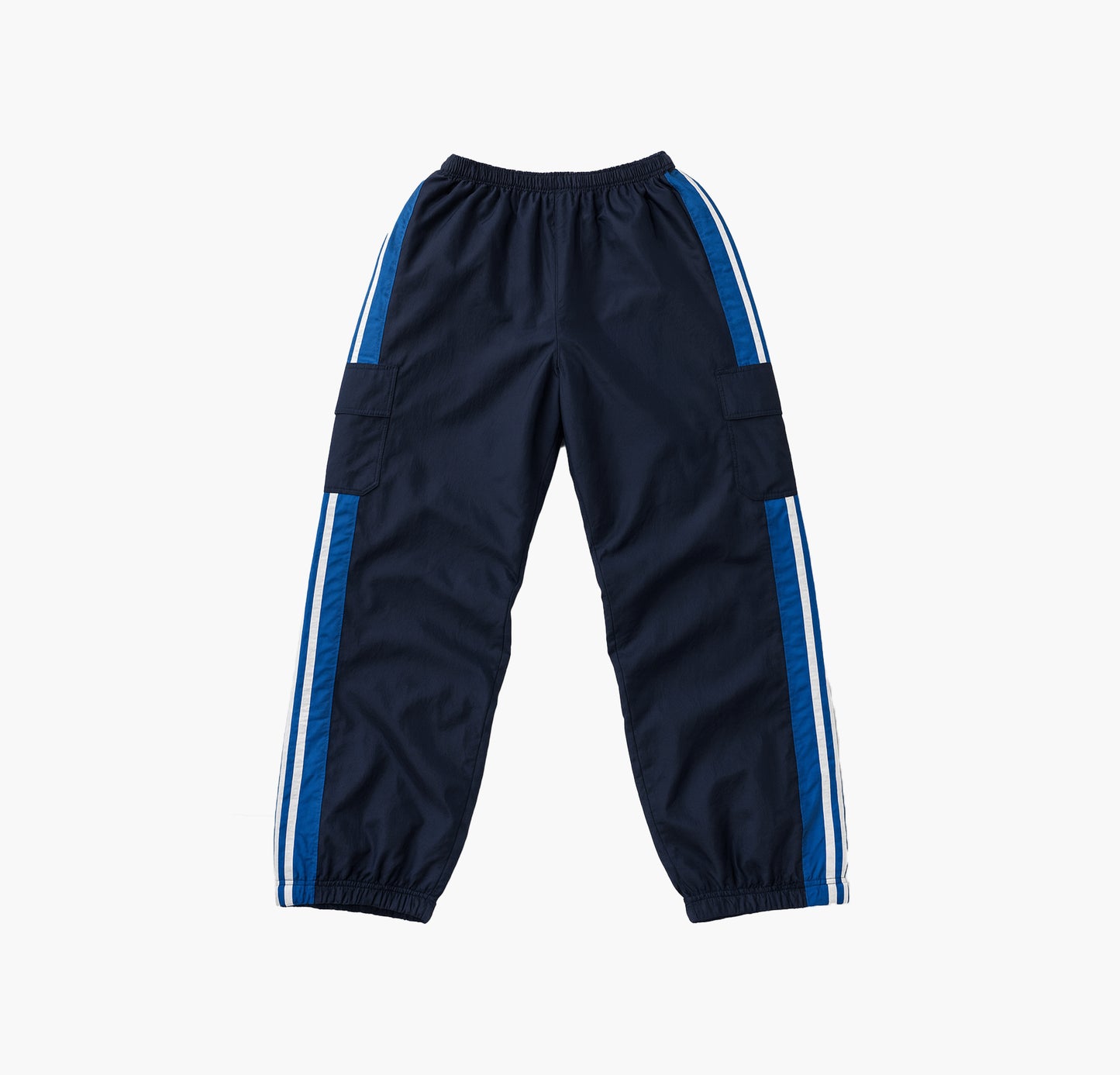 Adidas Nylon Track Pants Embroidered Logo (L)