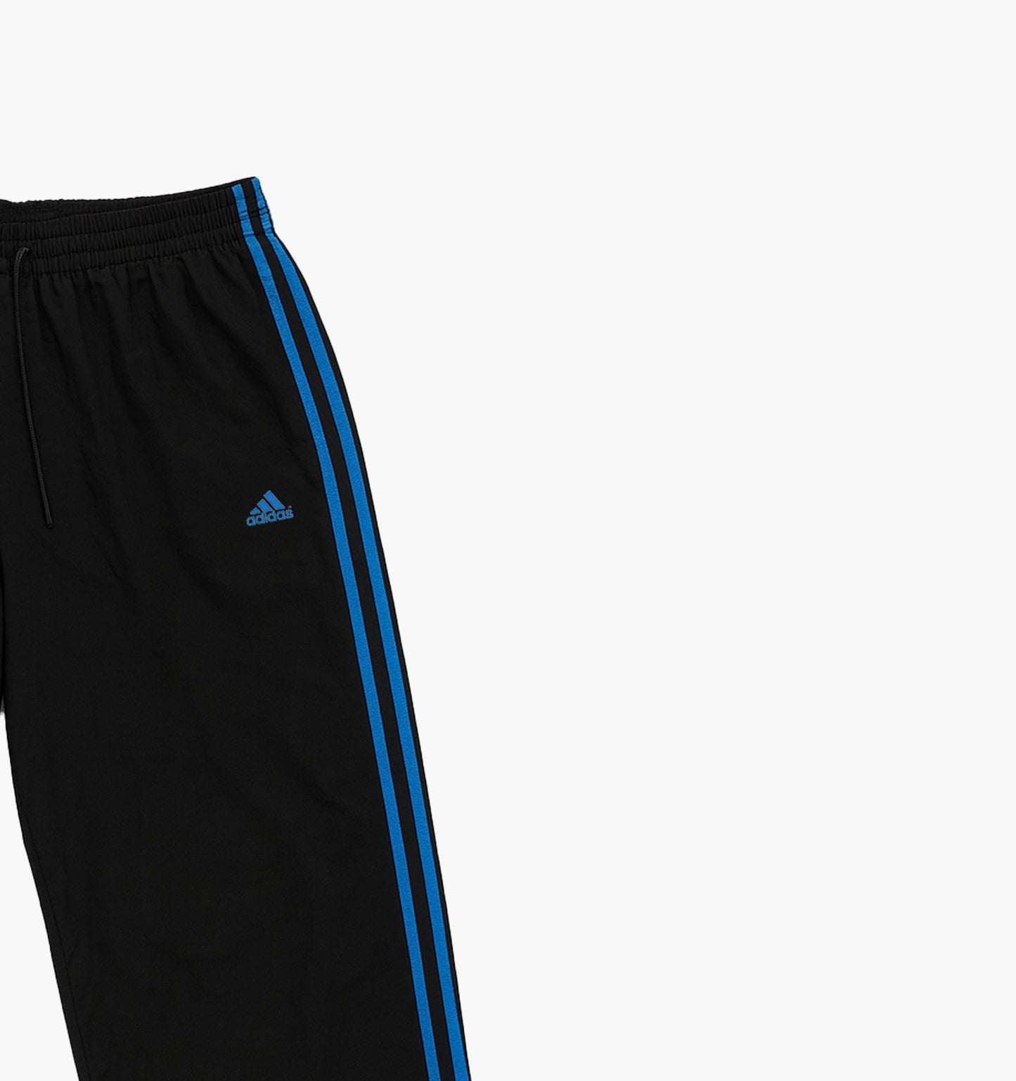 Adidas Nylon Track Pants Embroidered Logo (M)