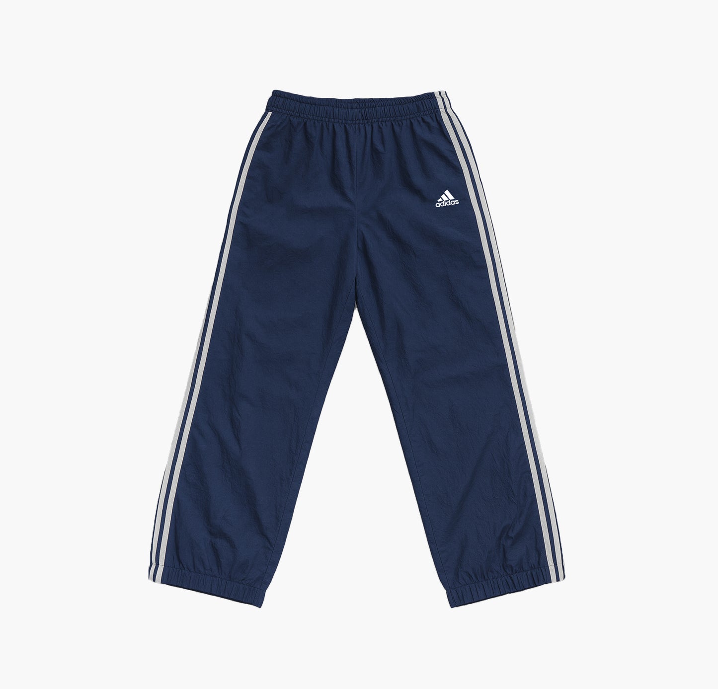 Adidas Nylon Track Pants Embroidered Logo (S)