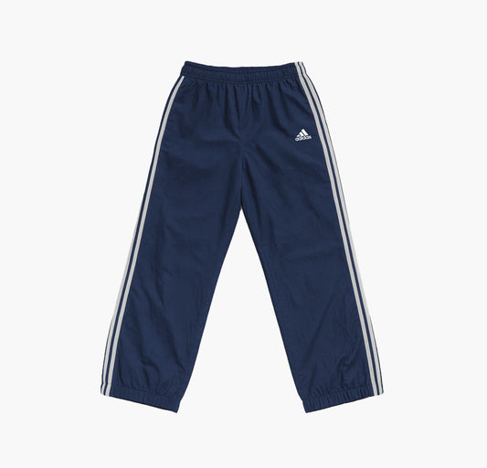 Adidas Nylon Track Pants Embroidered Logo (S)