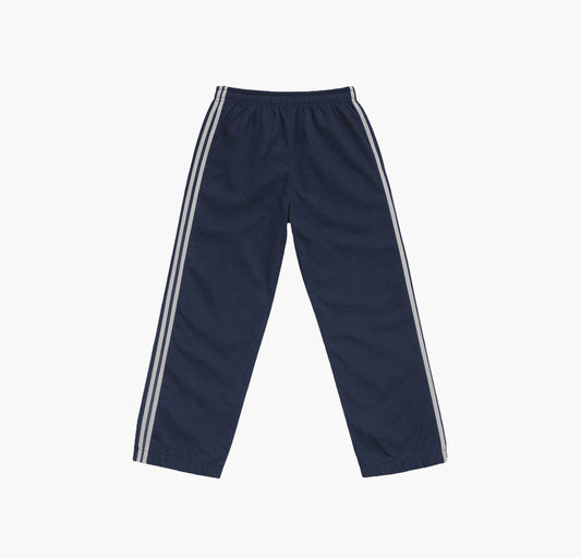 Adidas Nylon Track Pants Embroidered Logo (S)