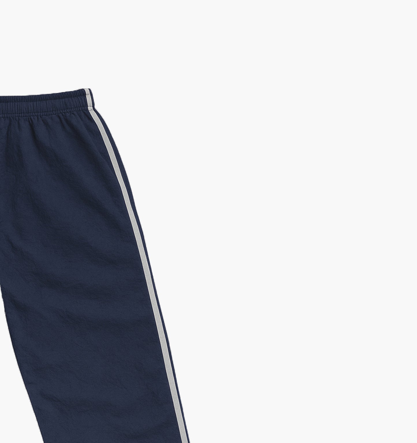 Adidas Nylon Track Pants Embroidered Logo (S)