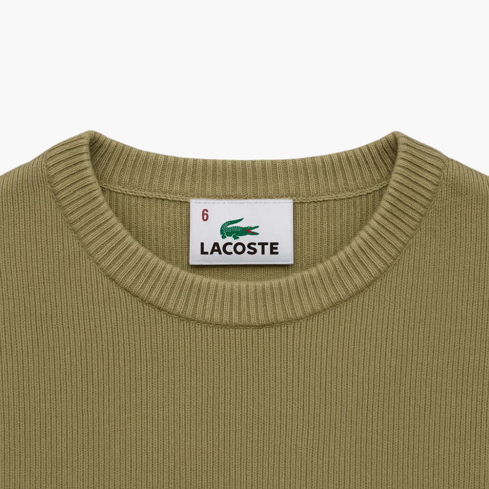 Lacoste Light Khaki Oversized Sweater (XL)