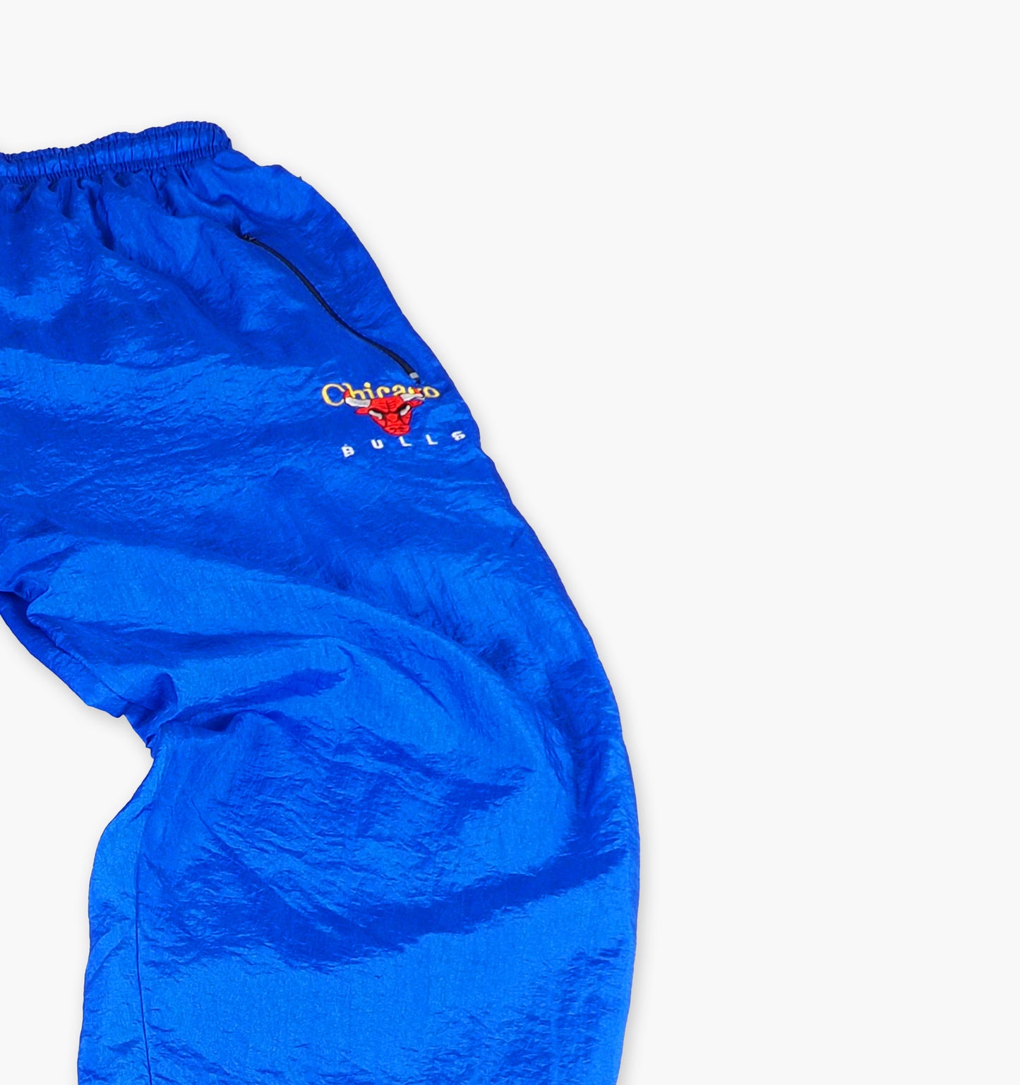 Chicago Bulls Nylon Track Pants Gesticktes Logo (XS)