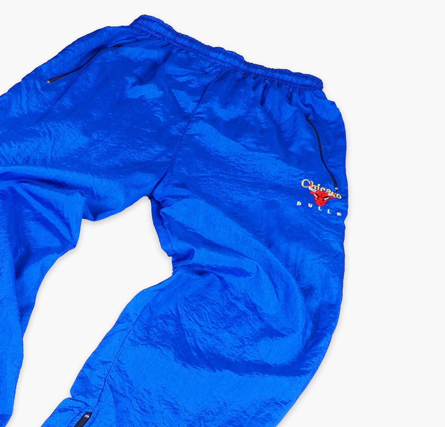 Chicago Bulls Nylon Track Pants Gesticktes Logo (XS)