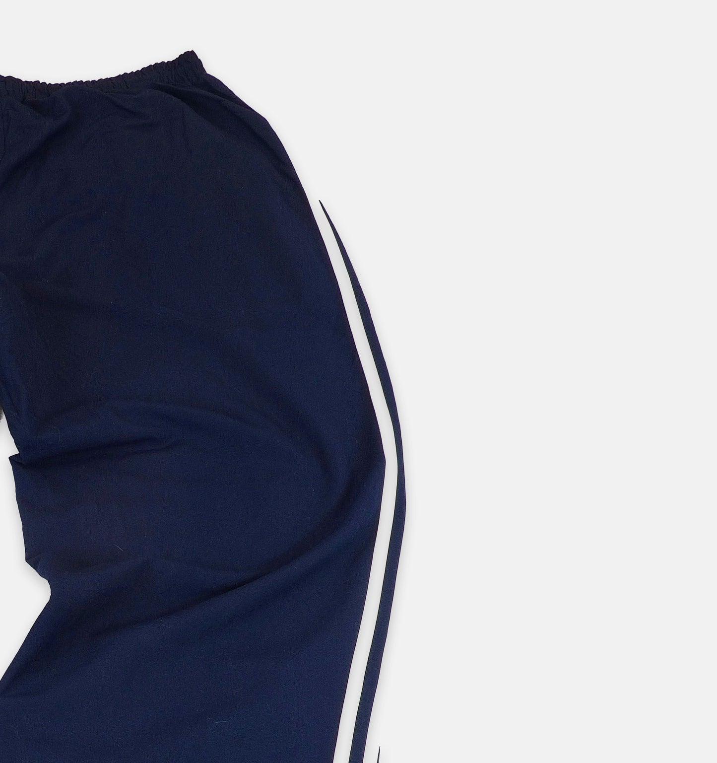 Adidas Nylon Track Pants Gesticktes Logo (L)