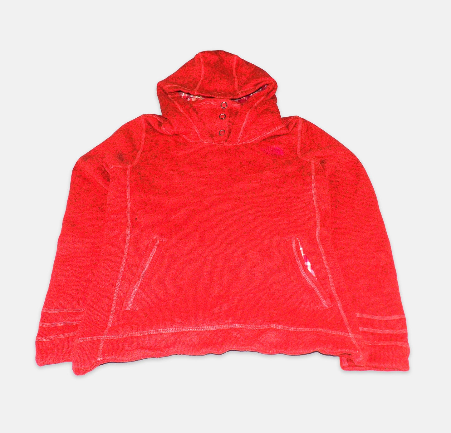 The North Face Fleece Sweat Shirt Gesticktes Logo (Women's M) 14