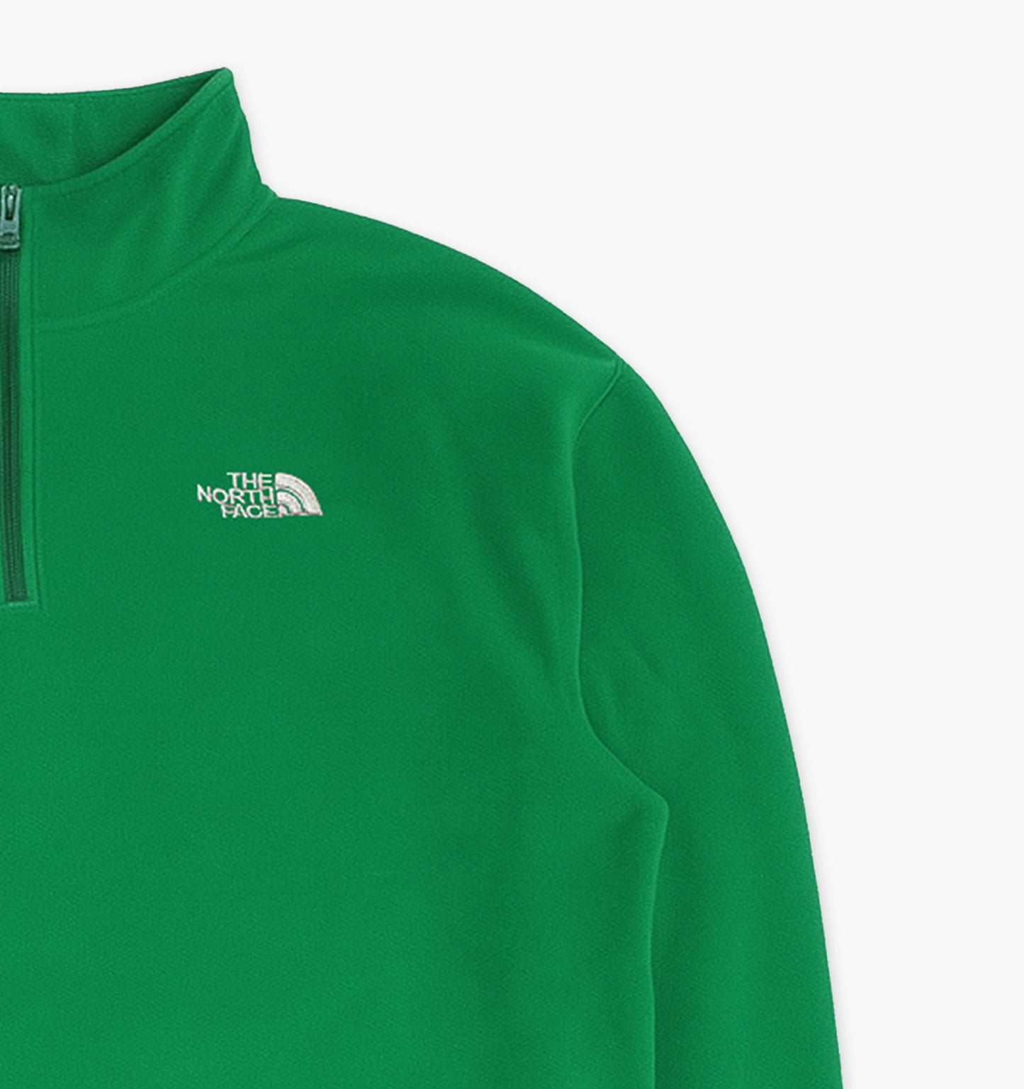 The North face Quarter Zipp Fleece Sweat Shirt Stitched Logo (Men's L)