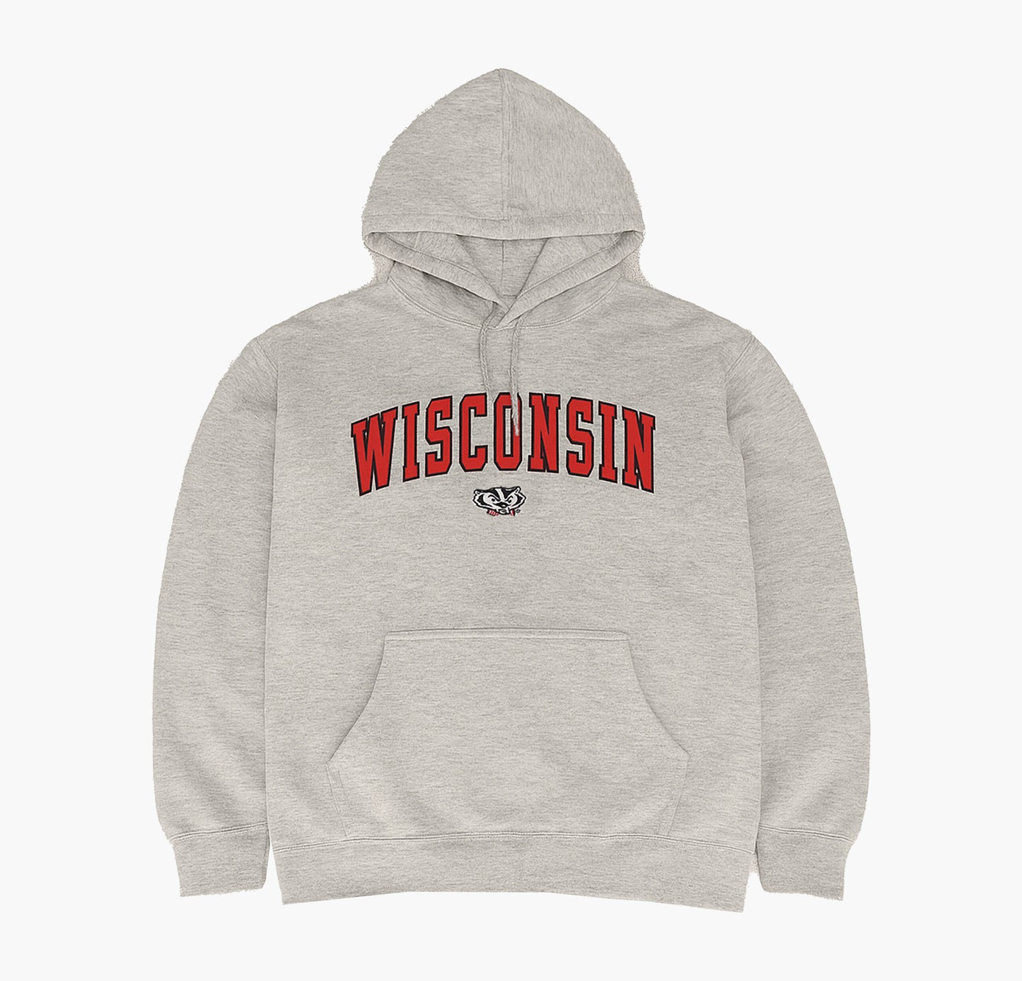 Vintage Wisconsin Hoodie Stitched Logo (L)