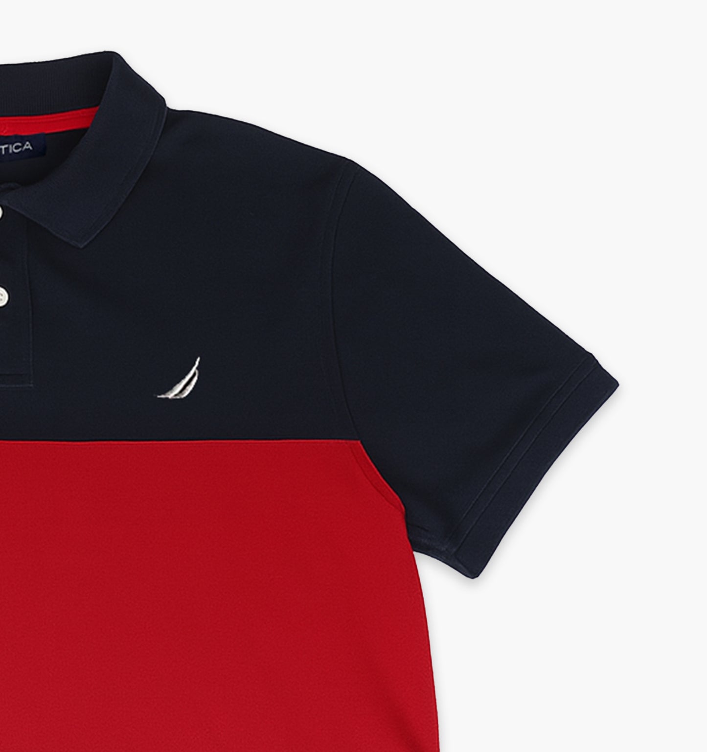 Nautica Cotton Polo Shirt Stitched Logo (M)