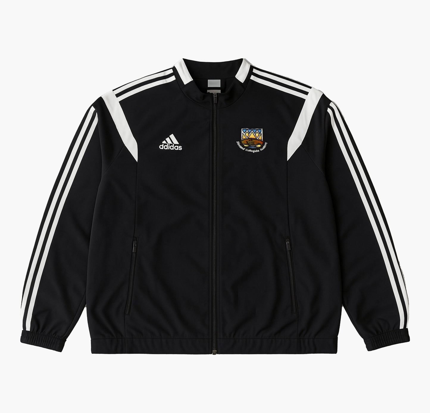 Adidas Nylon Track Jacket Stitched Logo (M)