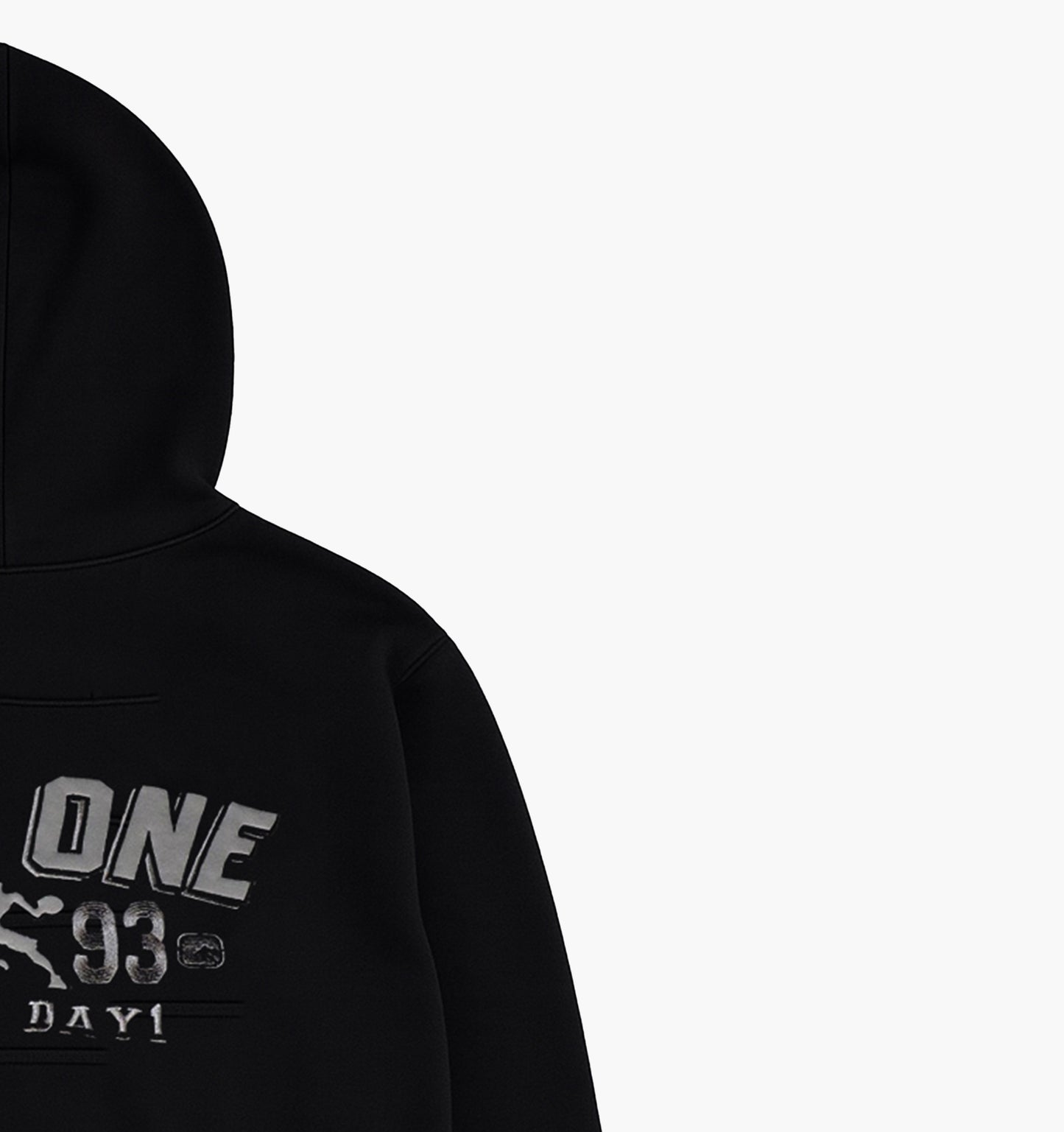 Vintage Cotton Hoodie Stitched Logo (M)