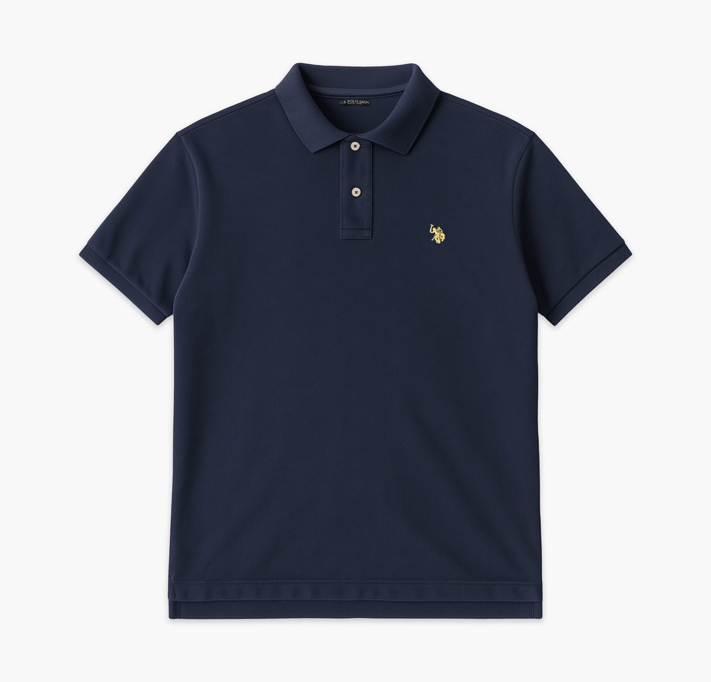 US Polo Assn Cotton Polo Shirt Stitched Logo (M)