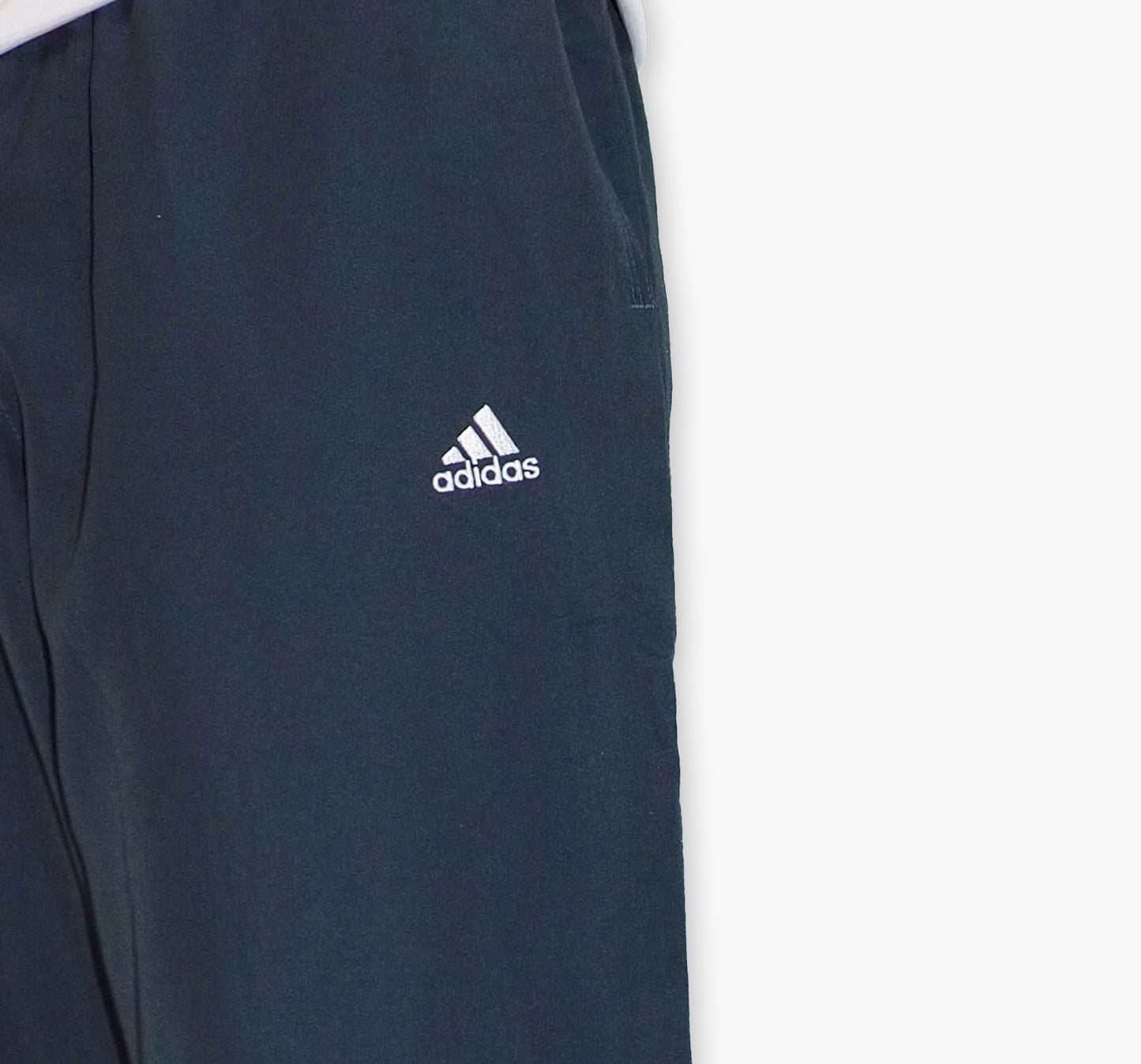 Adidas Nylon Track Pants Gesticktes Logo (M)