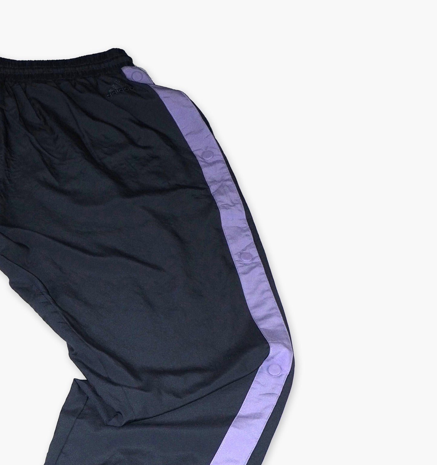 Adidas Nylon Track Pants Gesticktes Logo (XL)